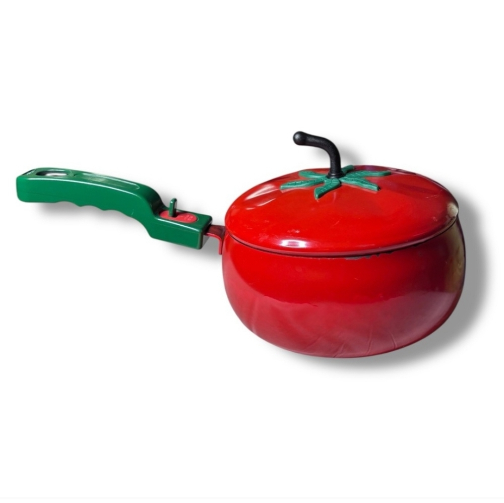 VINTAGE Tomato Saucepan & Lid with Detachable HandleVINTAGE
